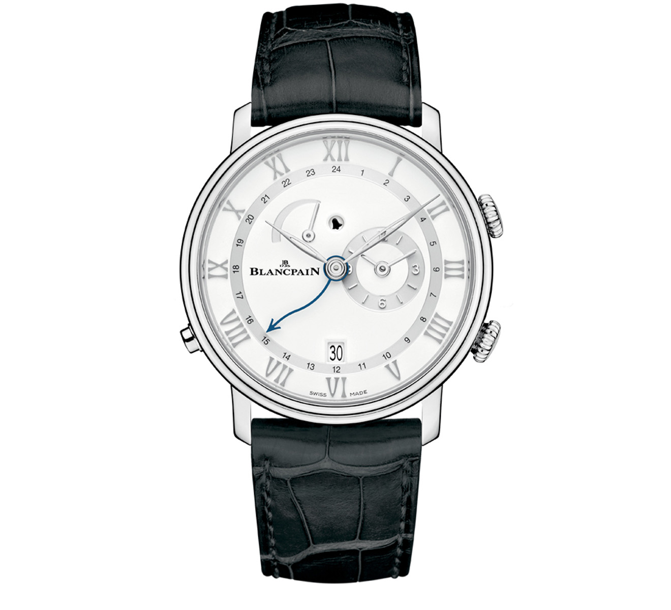 Часы Réveil GMT Blancpain Villeret 6640 1127 55B - фото 1 – Mercury