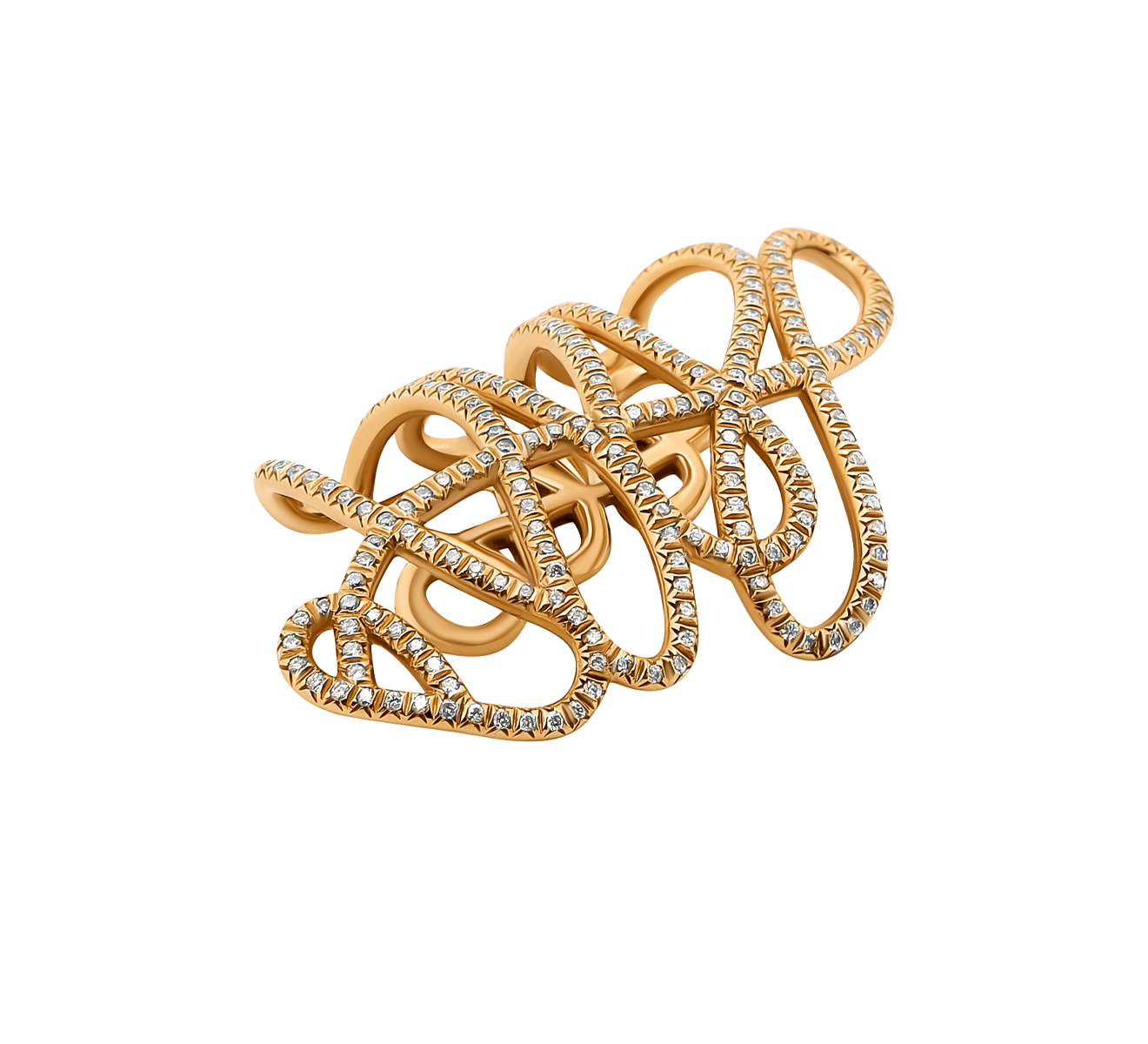 Серьга Repossi White Noise Round EA/WT1RAA 1/2 - фото 3 – Mercury