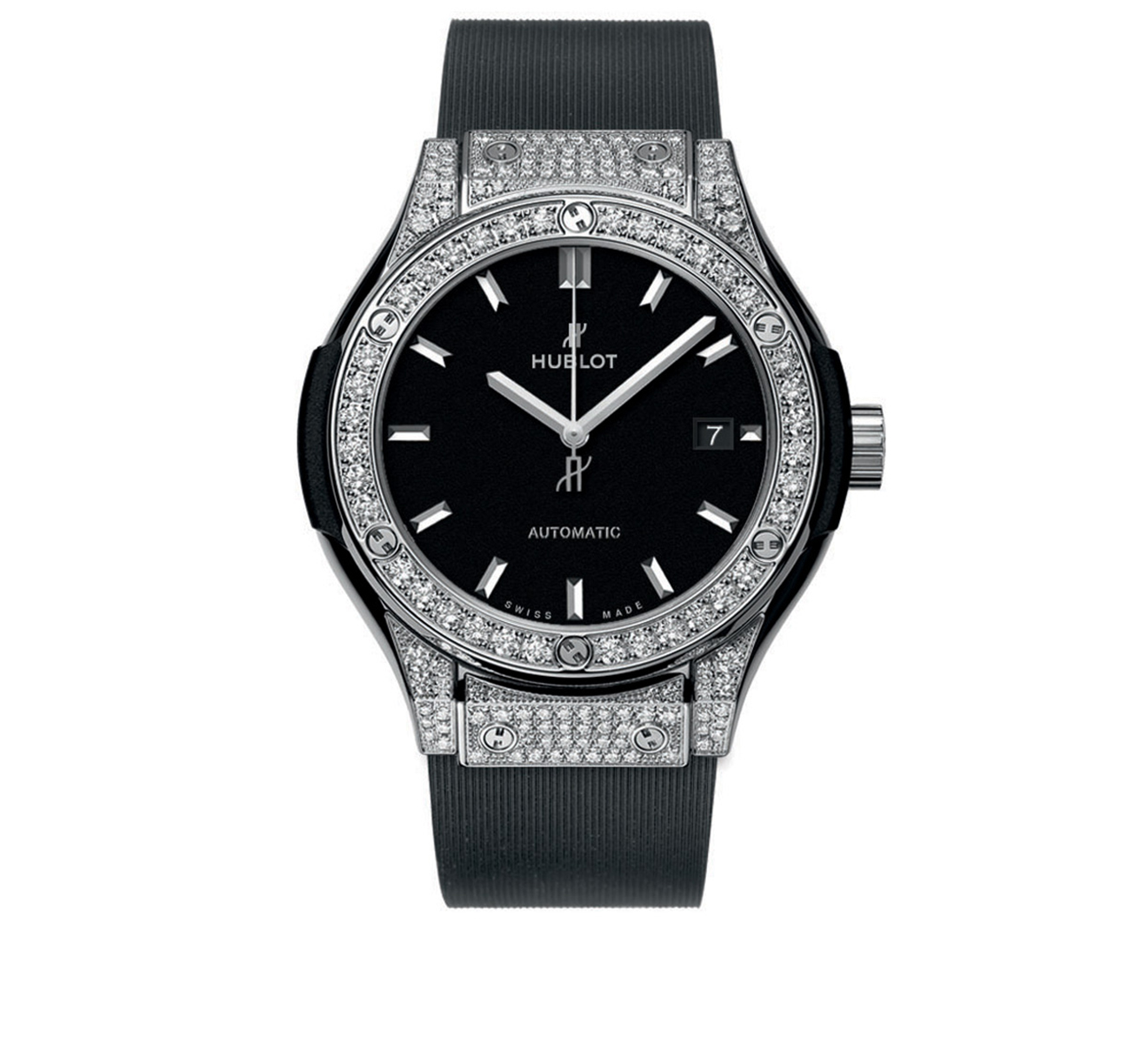 Часы Titanium Pave HUBLOT Classic Fusion 582.NX.1170.RX.1704 - фото 1 – Mercury