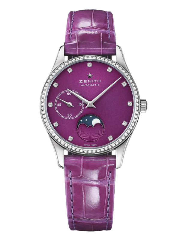 Часы Ultra Thin Lady Moonphase Purple
