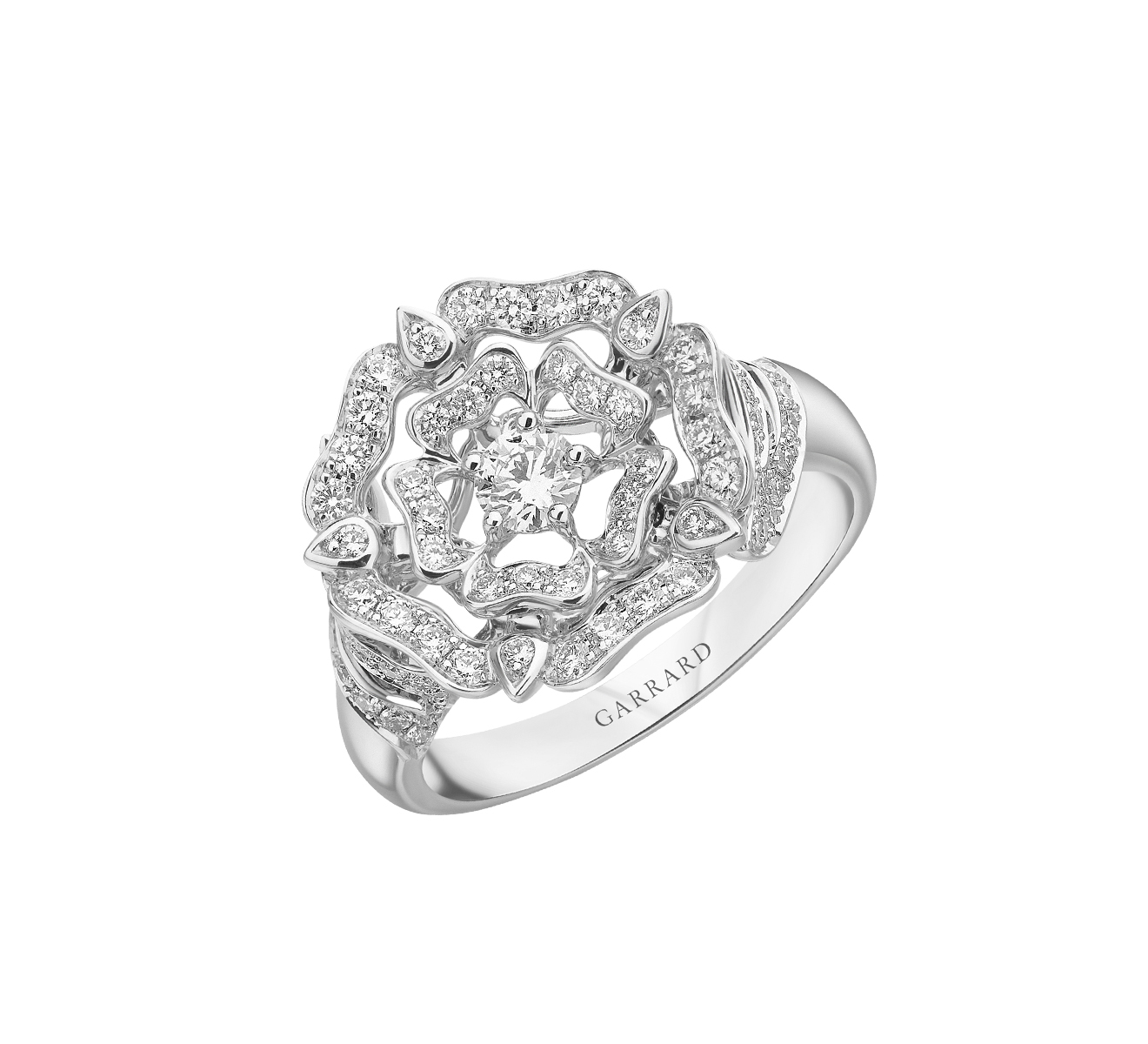 Кольцо GARRARD Tudor Rose 2012504 - фото 1 – Mercury
