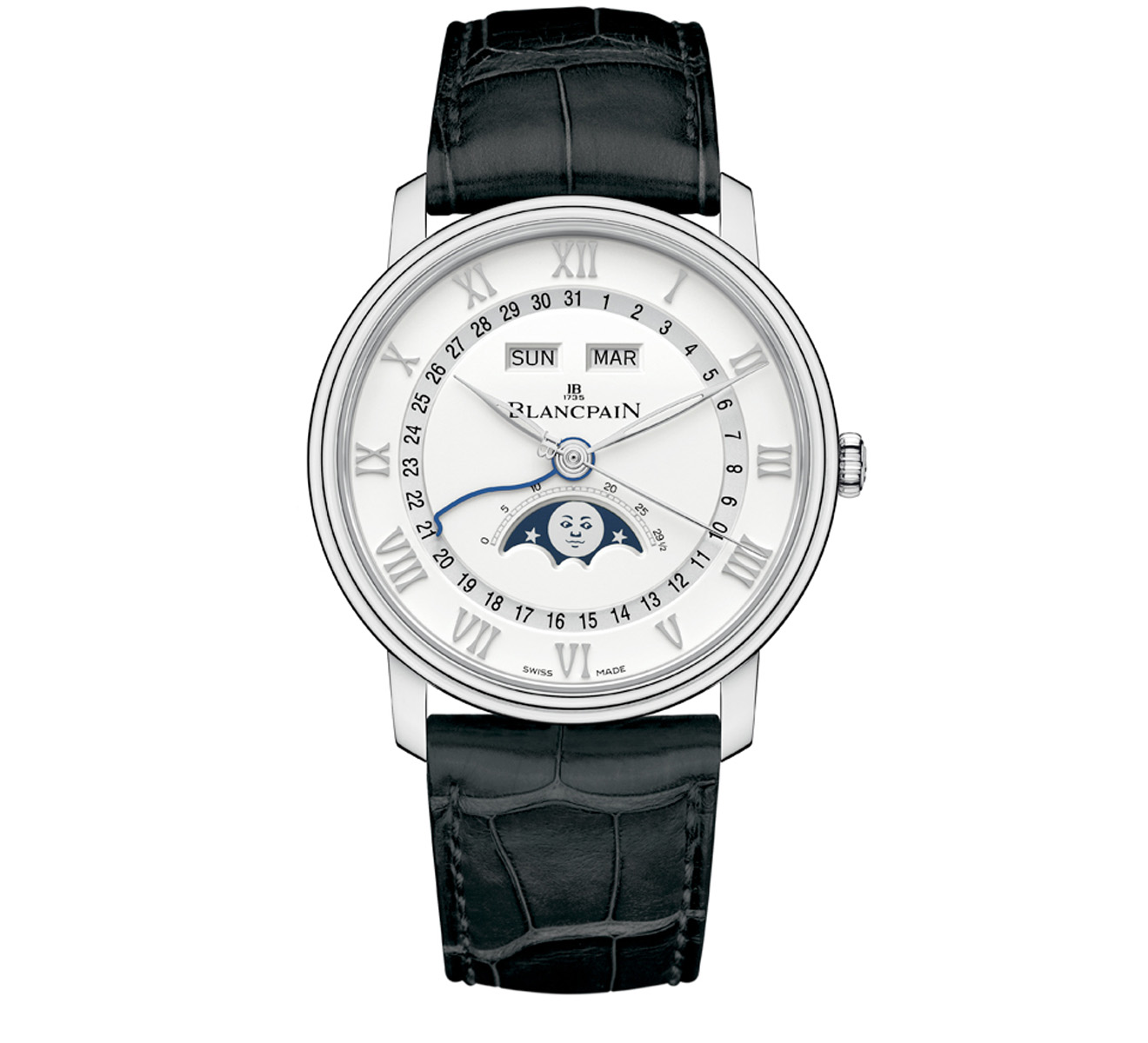 Часы Quantième Complet Blancpain Villeret 6654A 1127 55B - фото 1 – Mercury