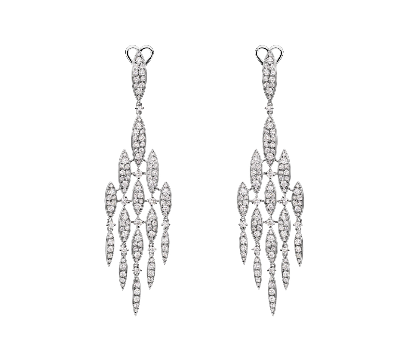 Серьги CASATO Vie En Rose ORX-922BT-W - фото 1 – Mercury