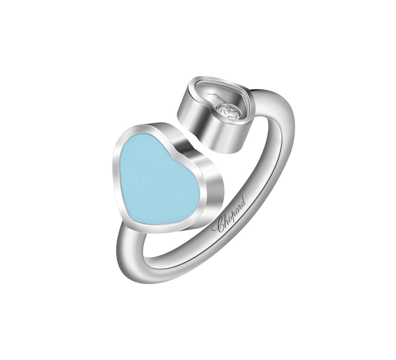 Кольцо Happy Hearts Chopard Happy Diamonds 829482-1410 - фото 1 – Mercury