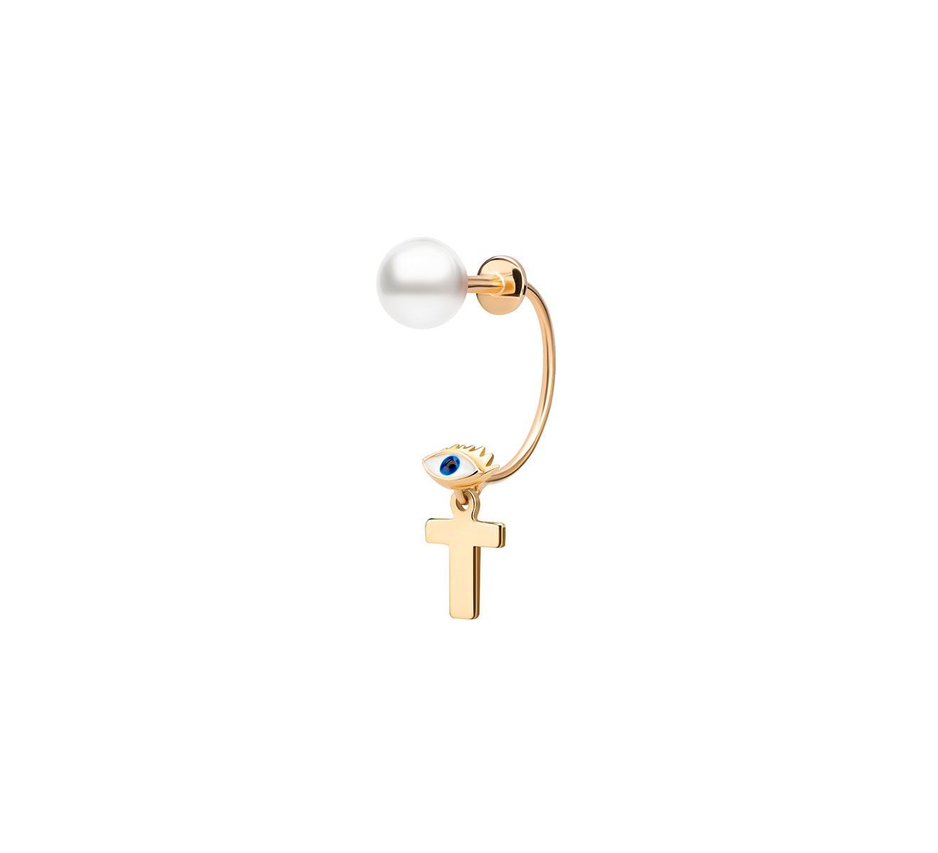 Серьга Delfina Delettrez ABC ANA5021.T - фото 2 – Mercury