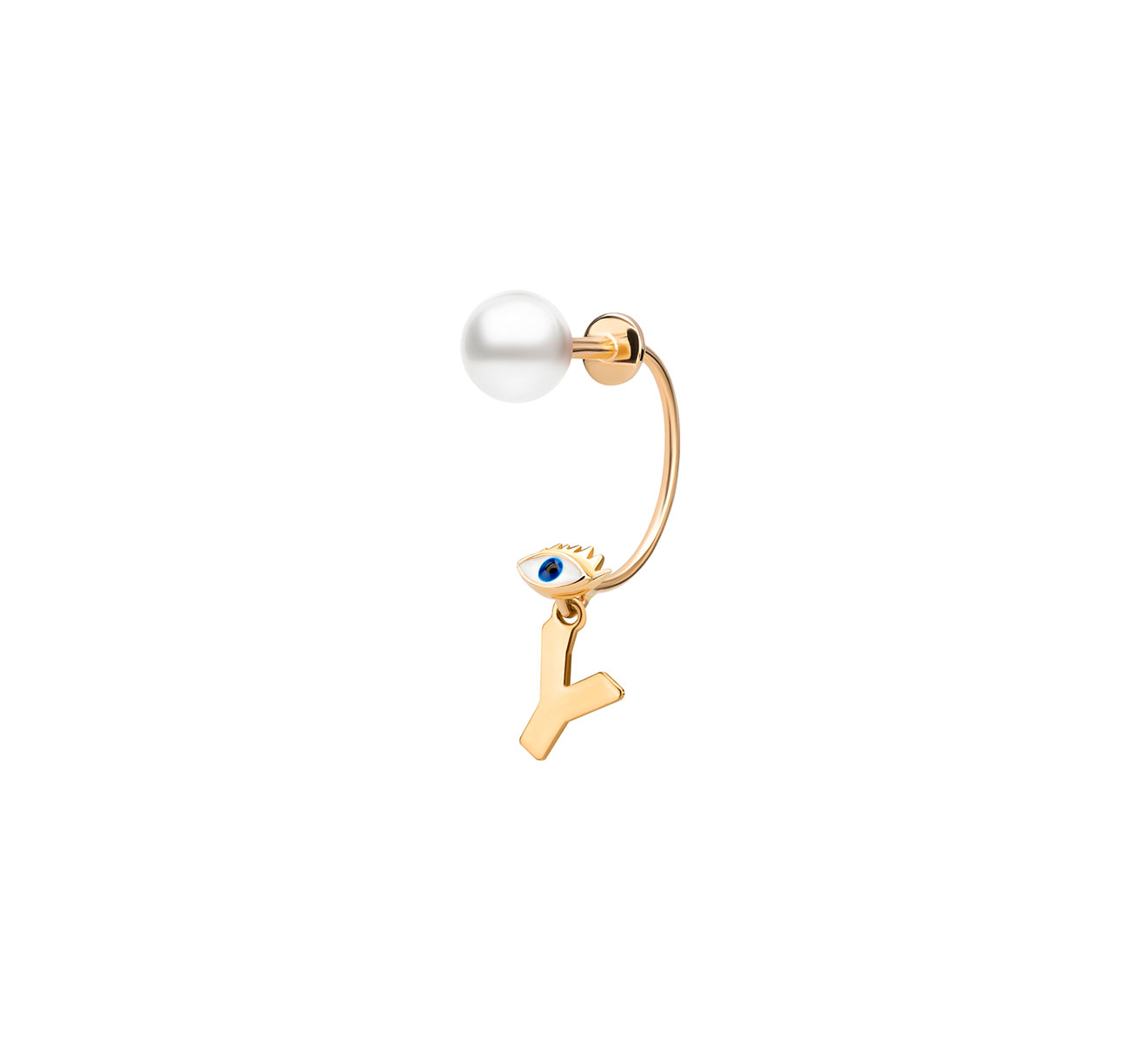 Серьга Delfina Delettrez ABC ANA5021.Y - фото 2 – Mercury
