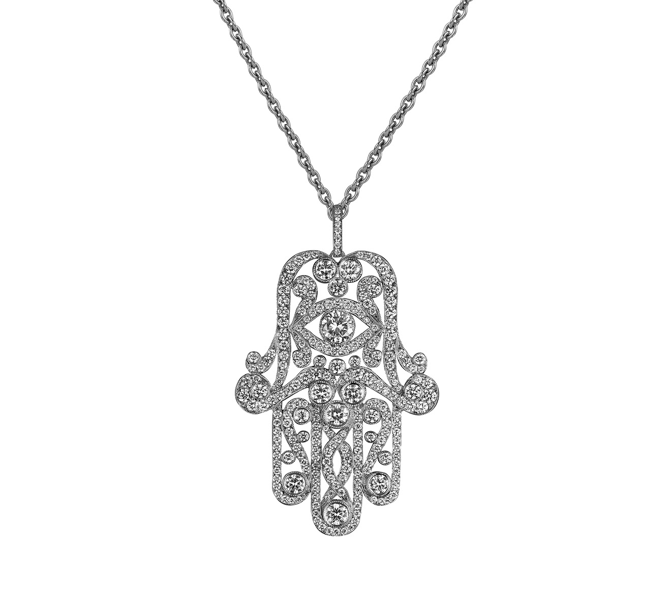 Кулон Jacob&Co Hamsa 91638327 - фото 1 – Mercury