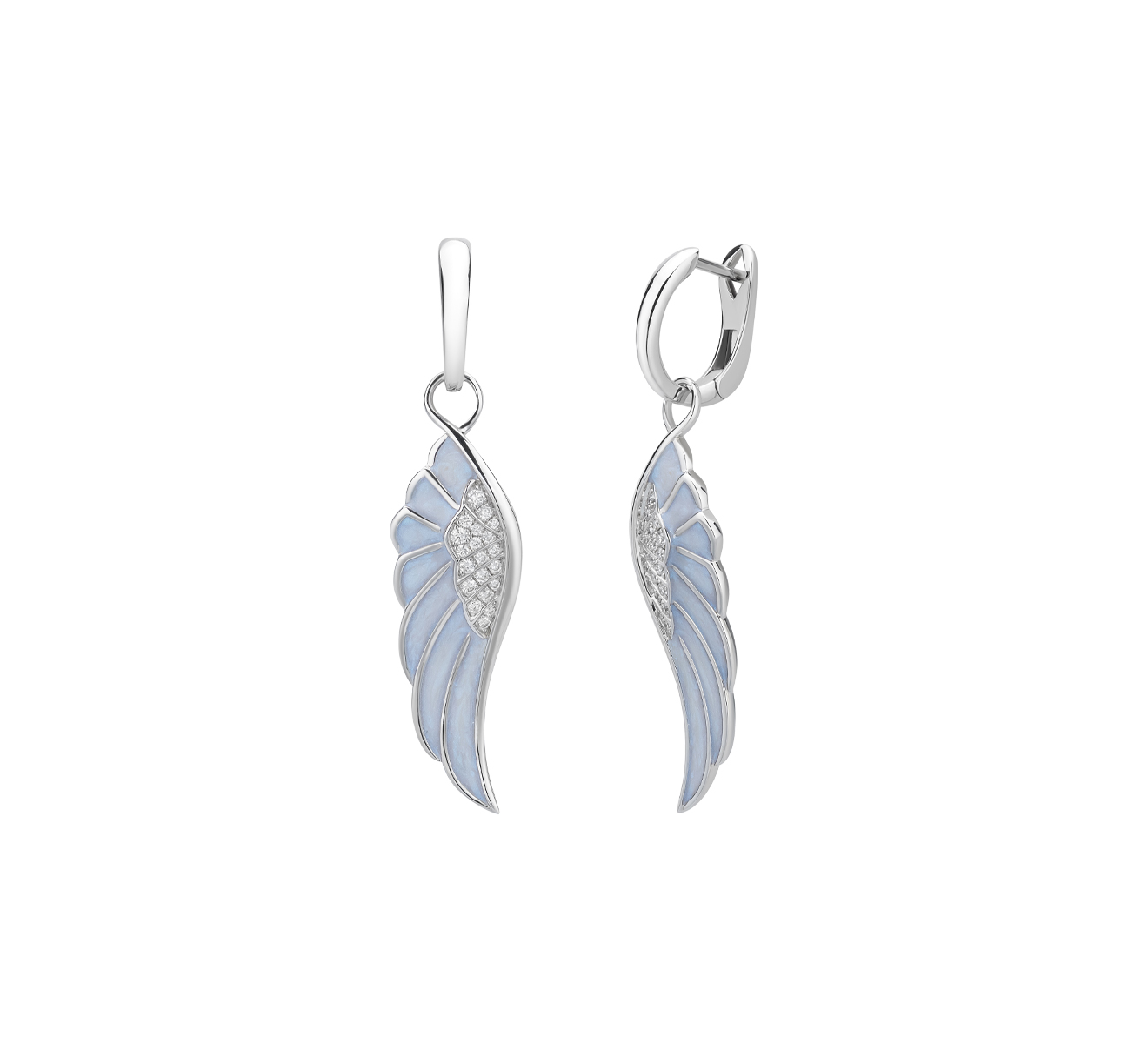 Серьги GARRARD Wings Reflection 2014697 - фото 2 – Mercury