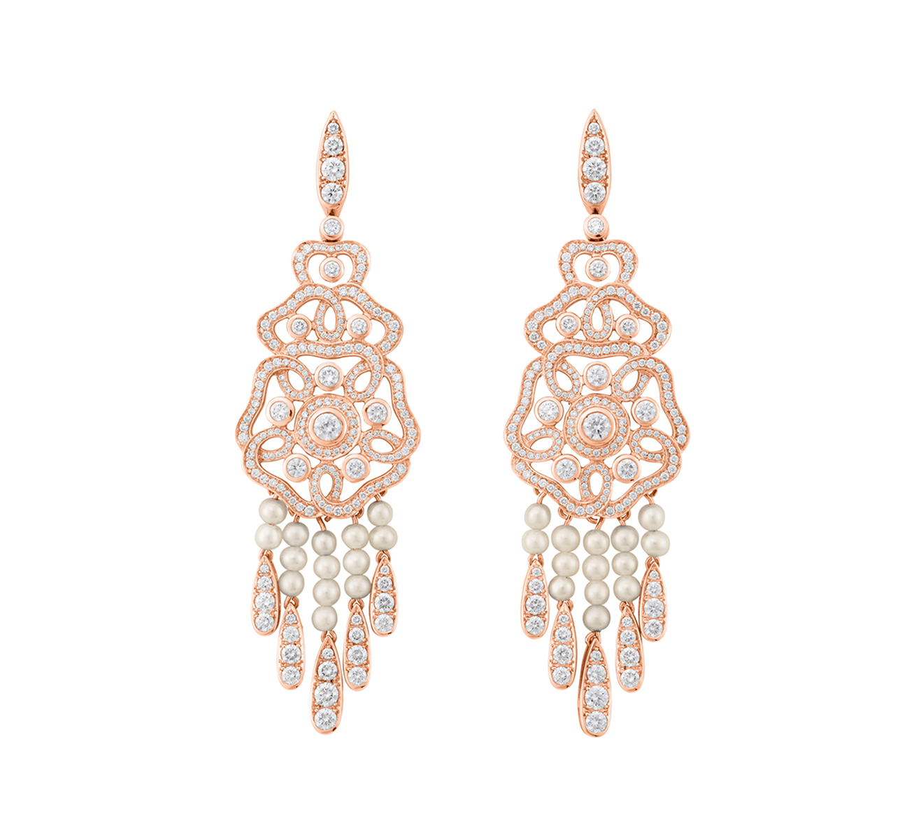 Серьги GARRARD Tudor Rose 2014926 - фото 1 – Mercury