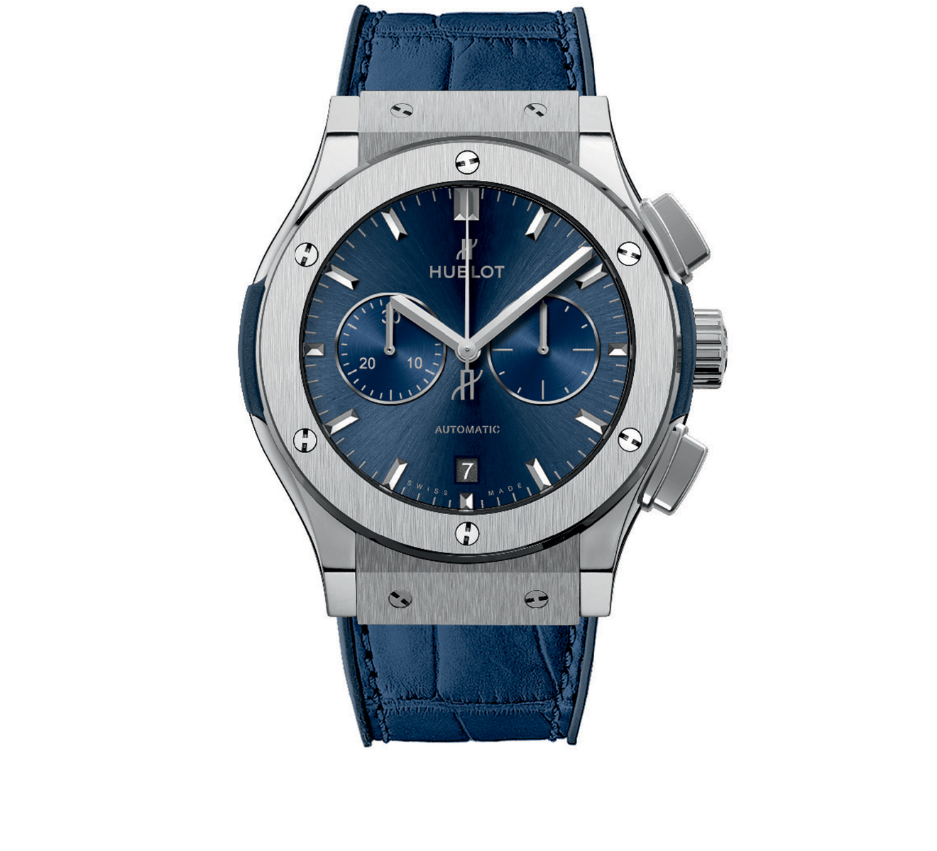 Часы Blue Chronograph Titanium HUBLOT Classic Fusion 541.NX.7170.LR - фото 1 – Mercury