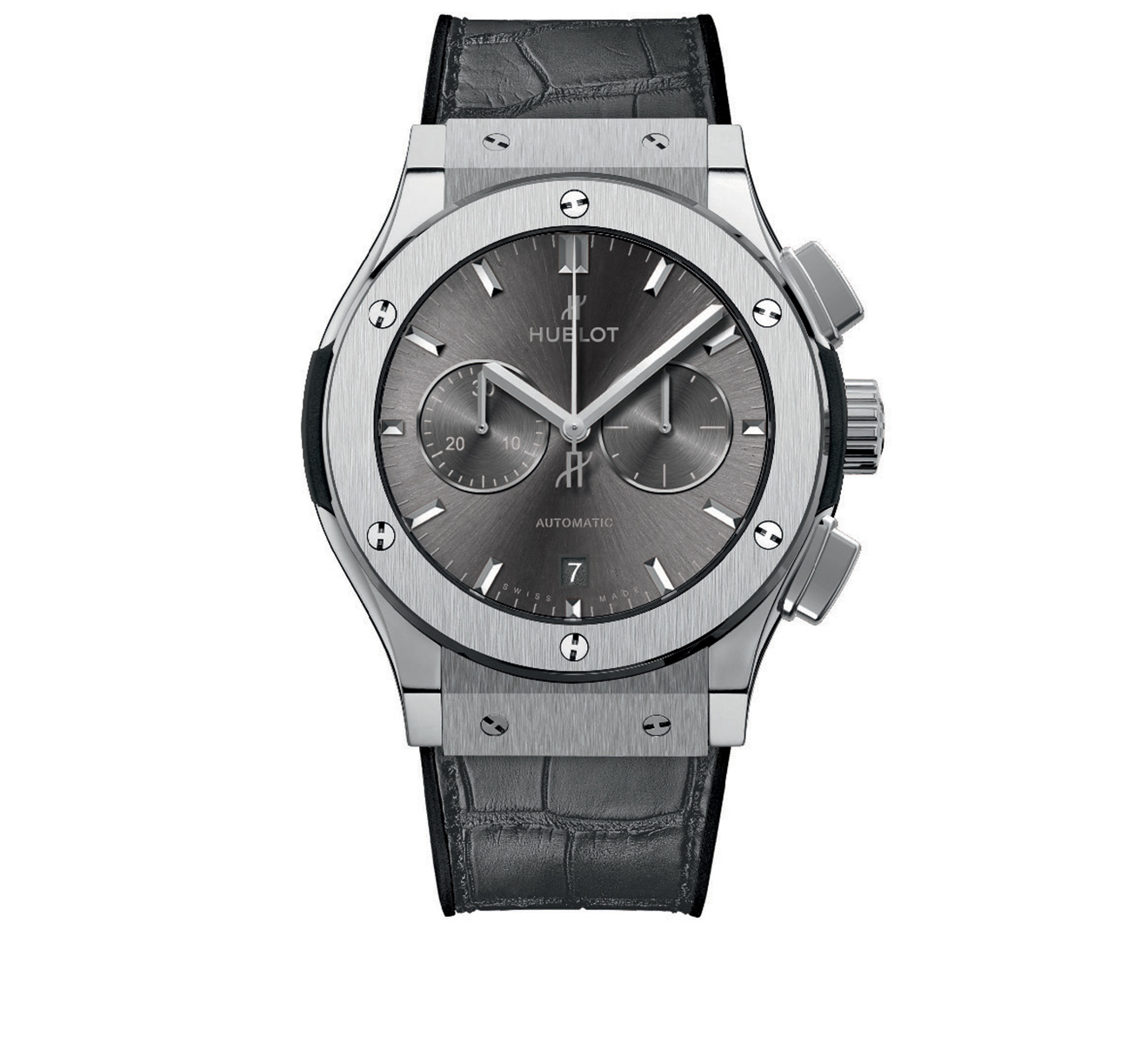 Часы Racing Grey Chronograph Titanium HUBLOT Classic Fusion 541.NX.7070.LR - фото 1 – Mercury