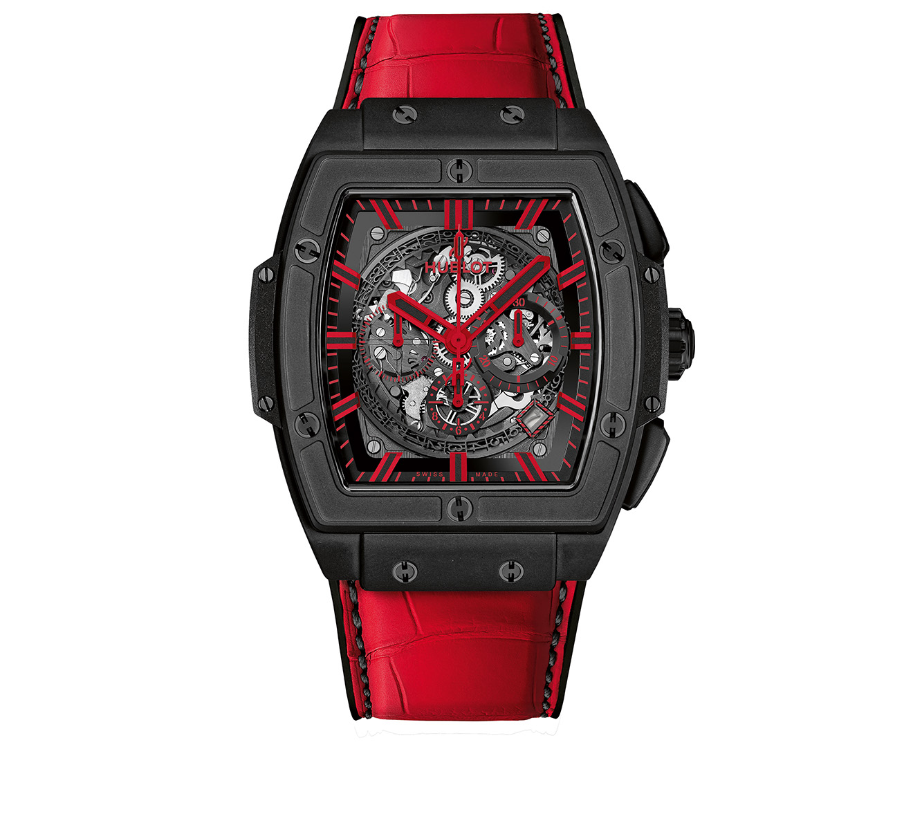 Часы All Black Red HUBLOT Spirit of Big Bang 601.CR.0130.LR - фото 1 – Mercury