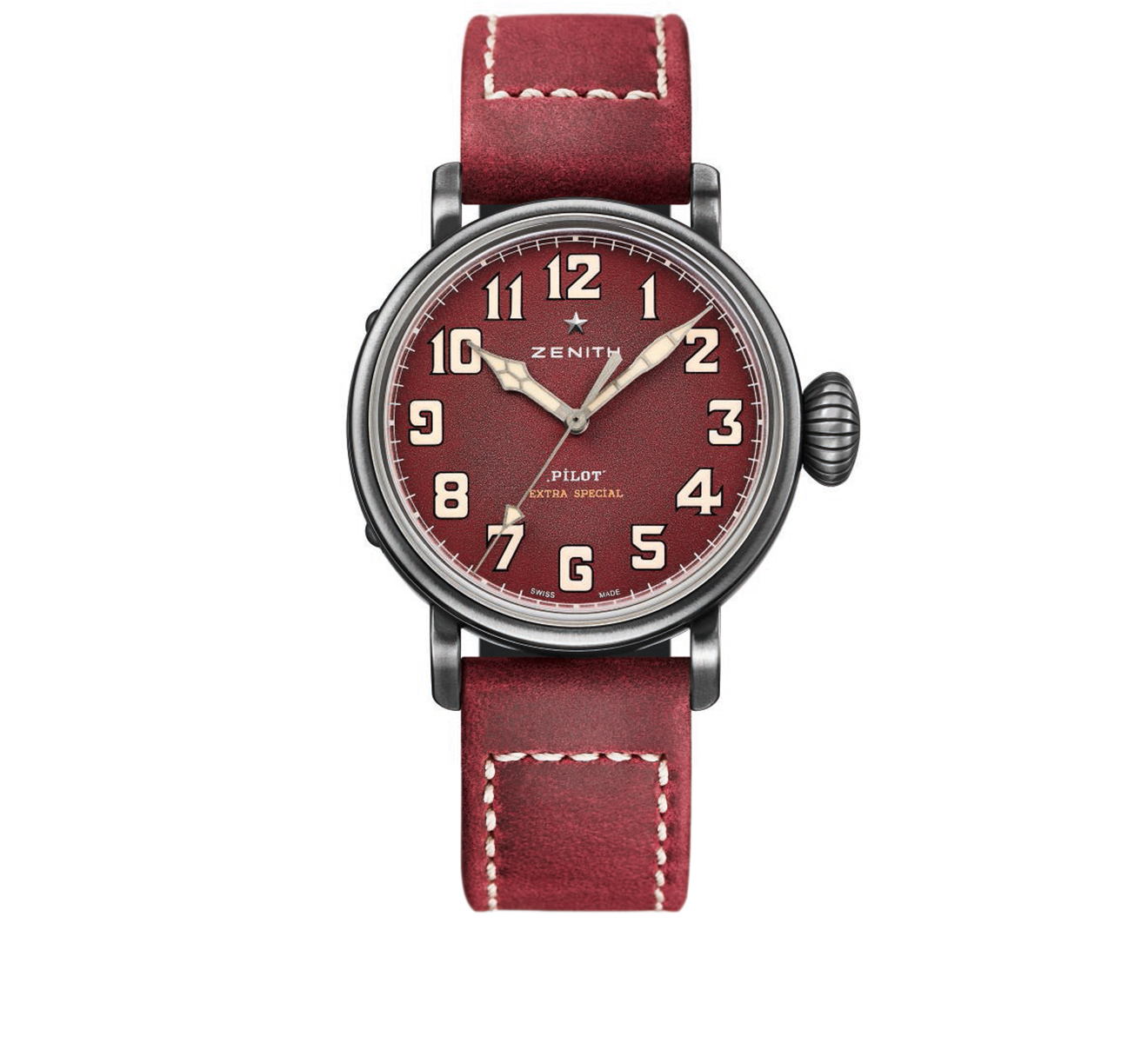 Часы Type 20 Extra Special Burgundy ZENITH Pilot 11.1941.679/94.C814 - фото 1 – Mercury