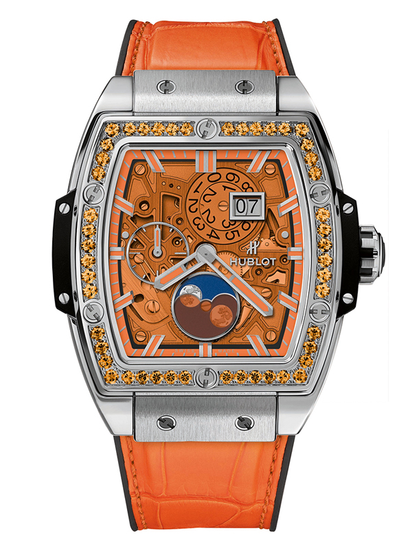 Часы Moonphase Titanium Orange