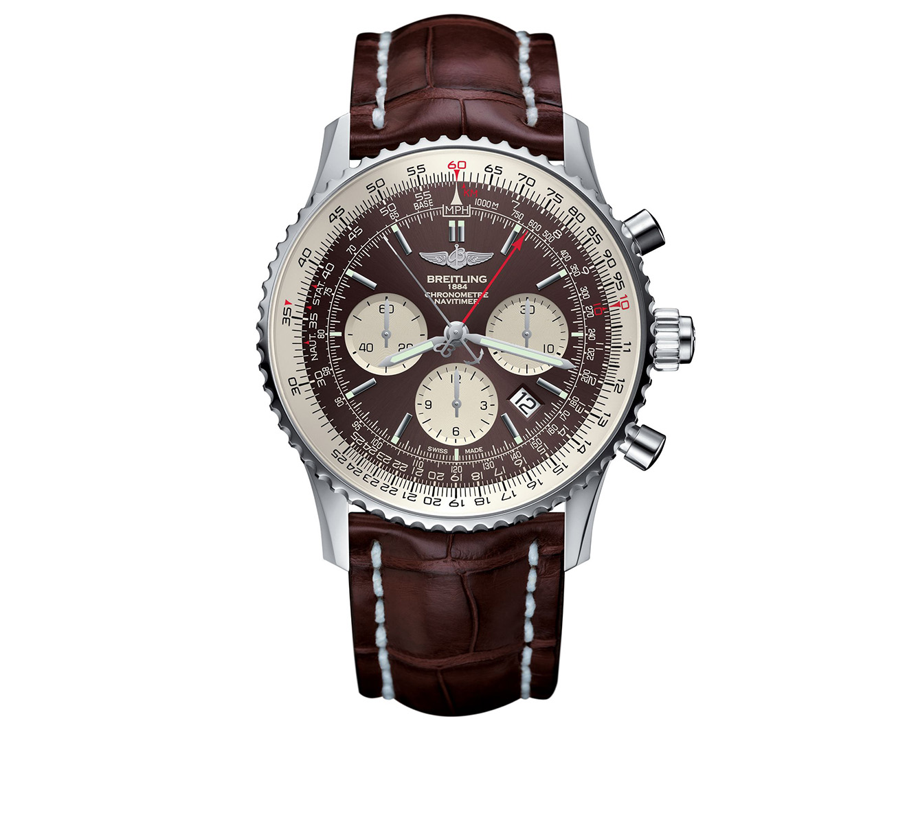 Часы Navitimer Rattrapante Breitling Navitimer AB0310211Q1P2 - фото 1 – Mercury