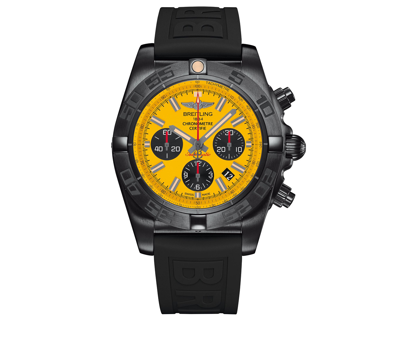 Часы Chronomat Blacksteel Breitling Chronomat MB0111C3/I531/262S - фото 1 – Mercury