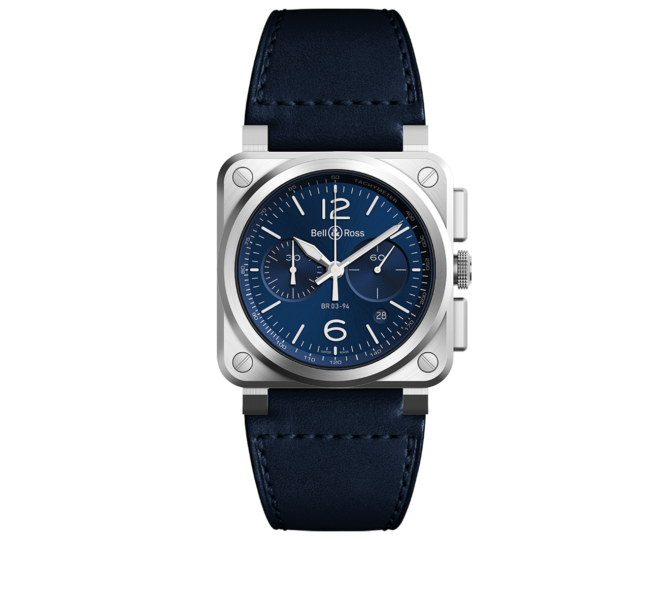 Часы Blue Steel Bell&Ross BR 03 BR0394-BLU-ST/SCA - фото 1 – Mercury