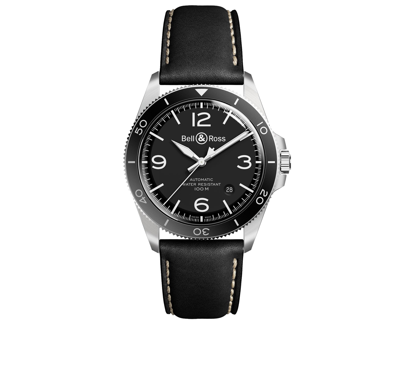 Часы Black Steel Bell&Ross Vintage BRV292-BL-ST/SCA - фото 1 – Mercury