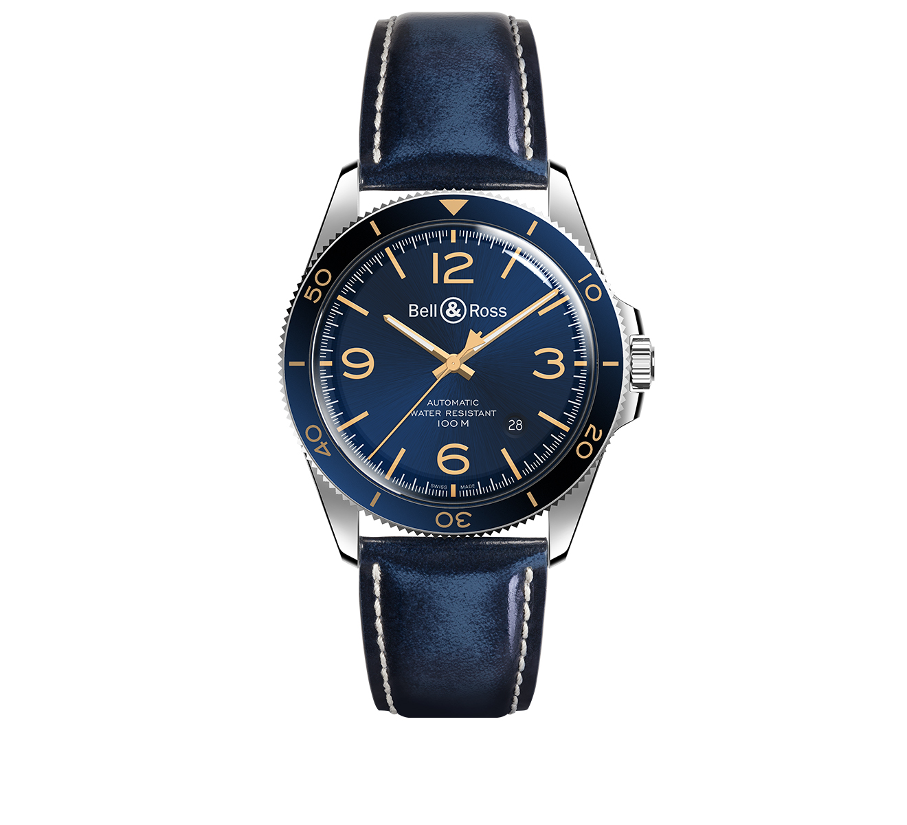 Часы Aeronavale Bell&Ross Vintage BRV292-BU-G-ST/SCA - фото 1 – Mercury