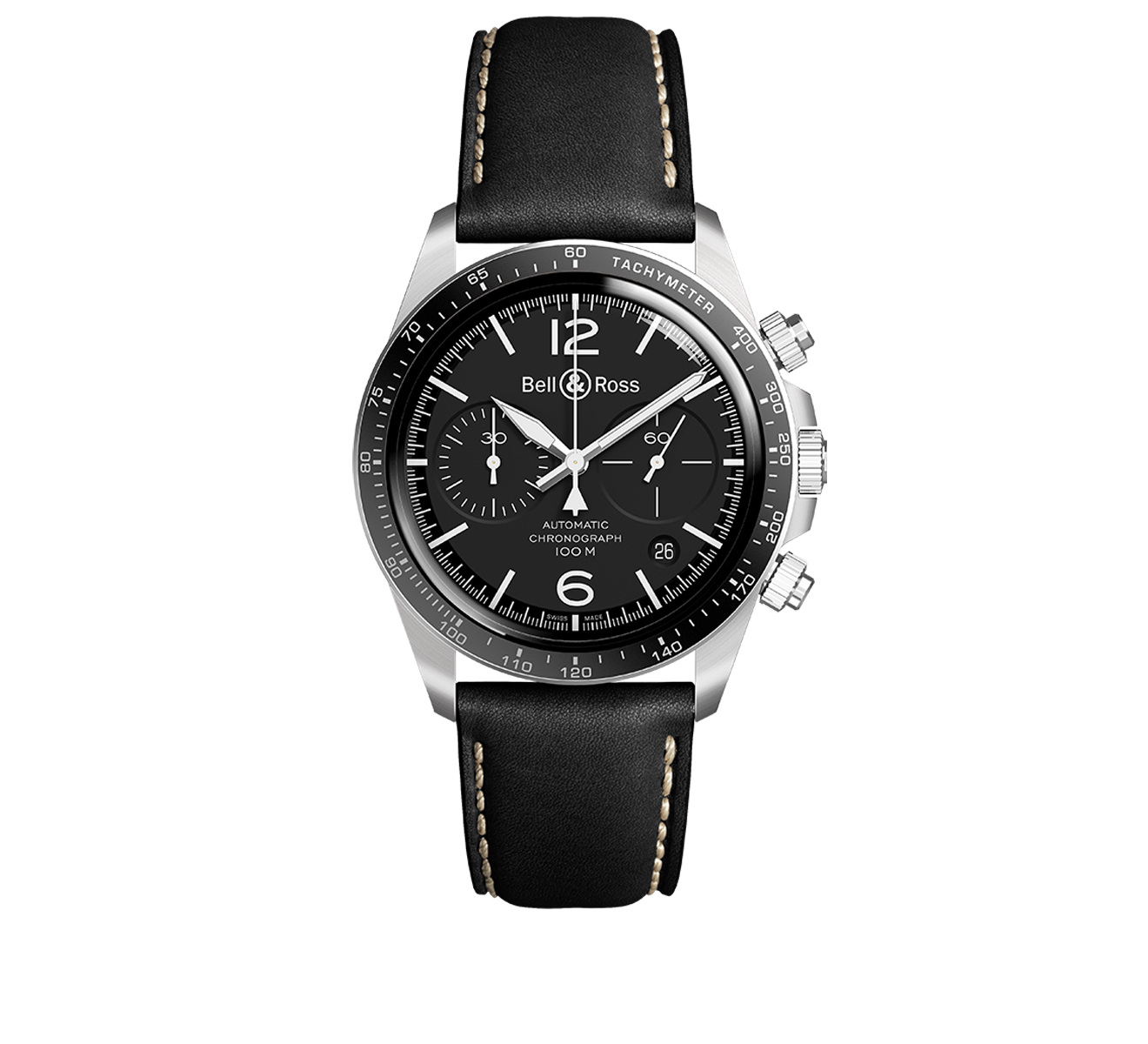 Часы Black Steel Bell&Ross Vintage BRV294-BL-ST/SCA - фото 1 – Mercury