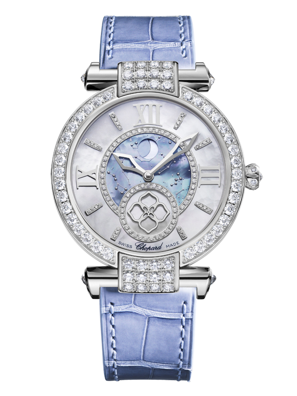 Часы White Gold Diamond Blue