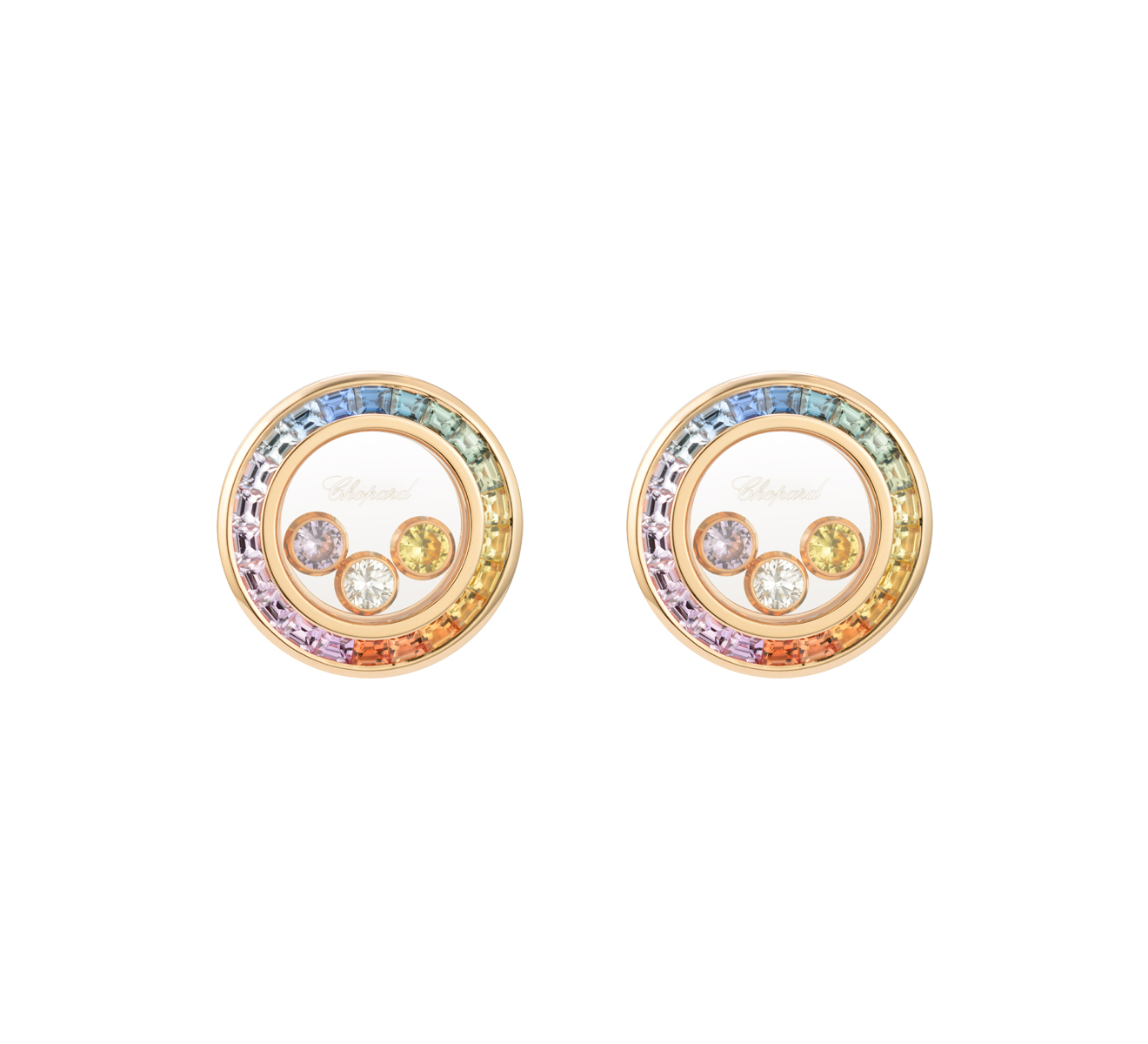Серьги Chopard Happy Diamonds 849437-5801 - фото 1 – Mercury