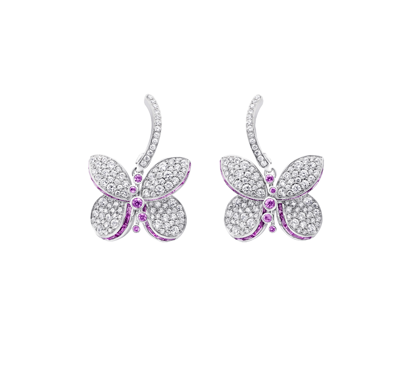 Серьги GRAFF Butterfly RGE 1184 - фото 1 – Mercury