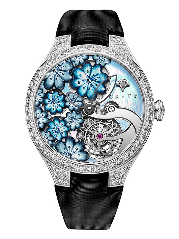 Часы Floral Tourbillon Blue