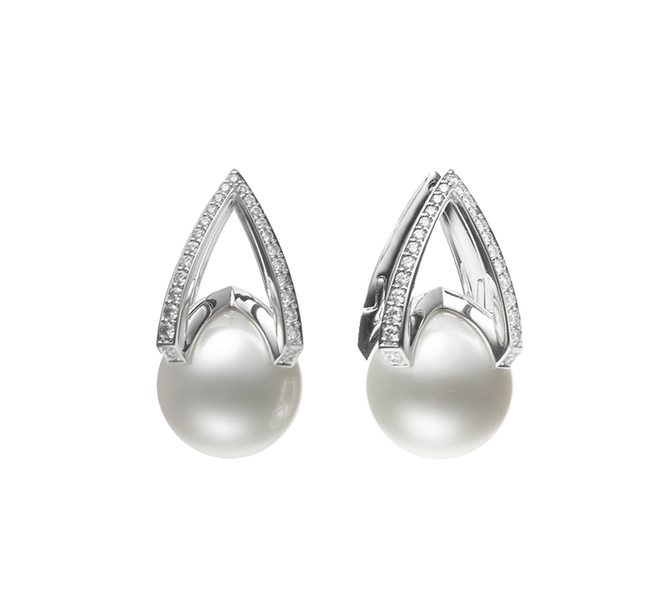 Серьги MIKIMOTO M Collection MEA 10256 NDXW - фото 2 – Mercury