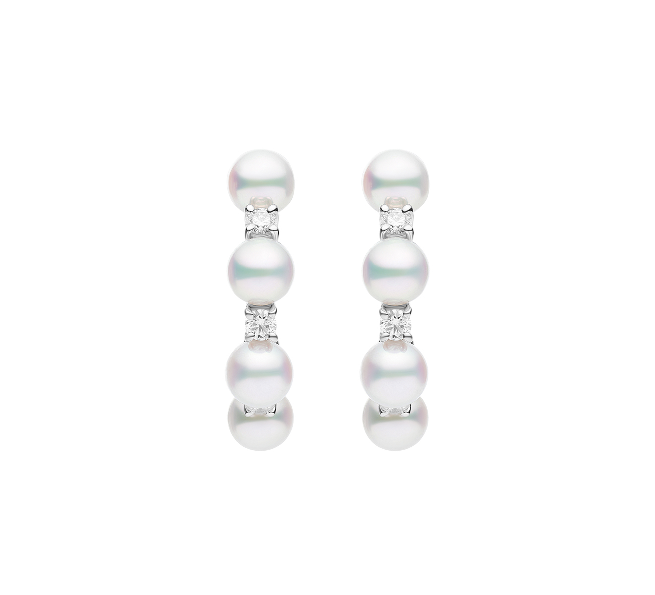 Серьги Basic MIKIMOTO Classic MEQ 10079 ADXW - фото 1 – Mercury