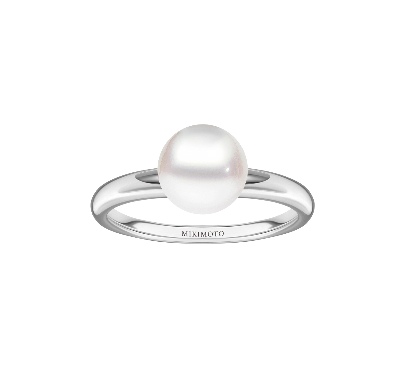 Кольцо MIKIMOTO Classic MRA 10237 AXXW - фото 2 – Mercury