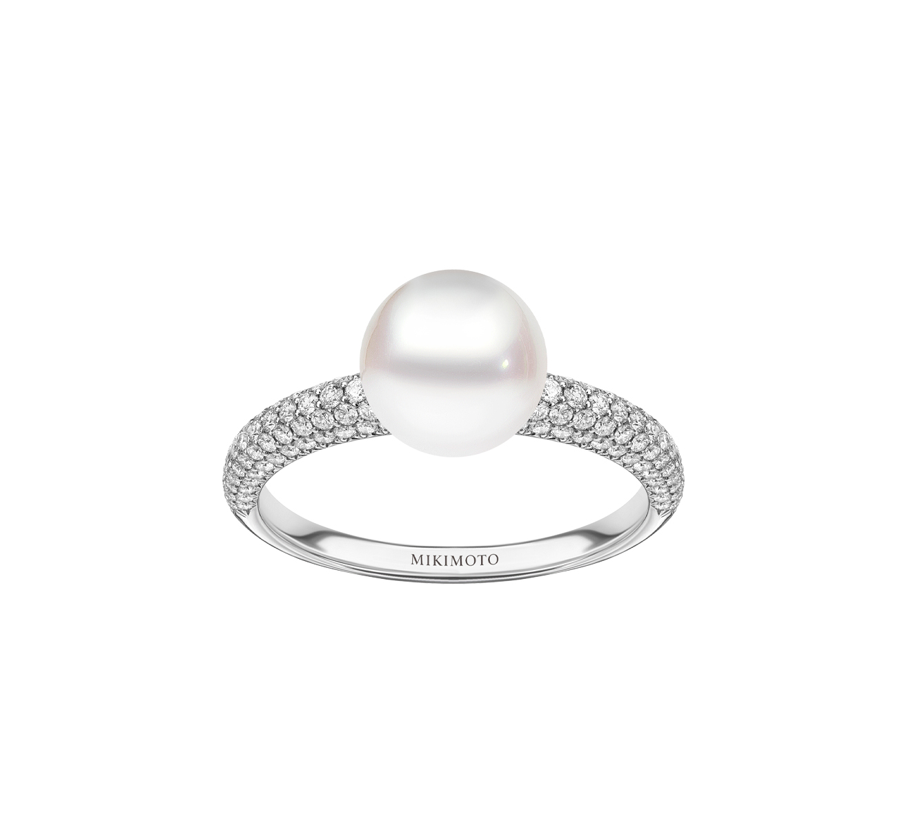 Кольцо MIKIMOTO Classic MRA 10240 ADXW - фото 2 – Mercury