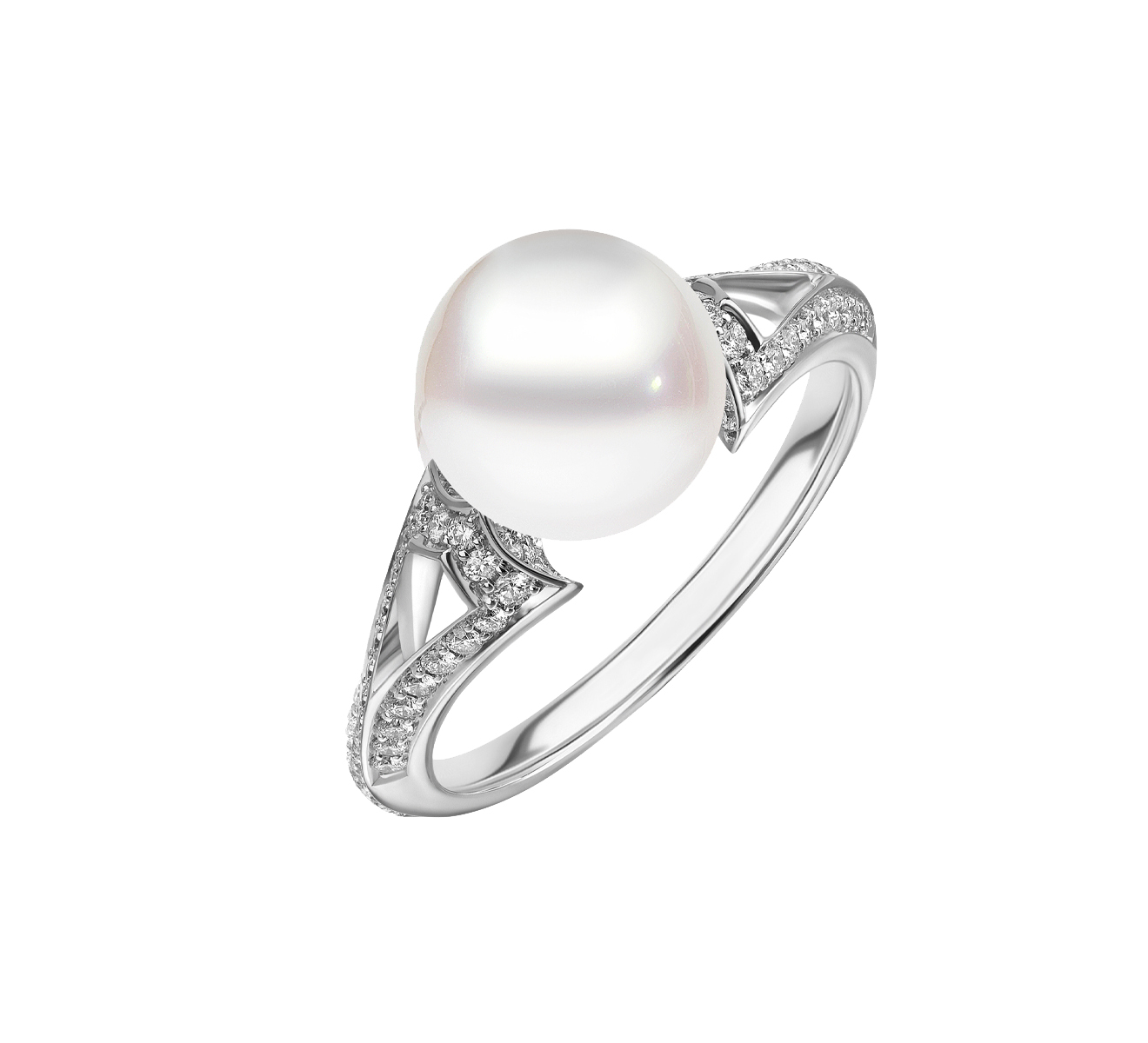 Кольцо MIKIMOTO Classic MRA 10243 ADXW - фото 1 – Mercury