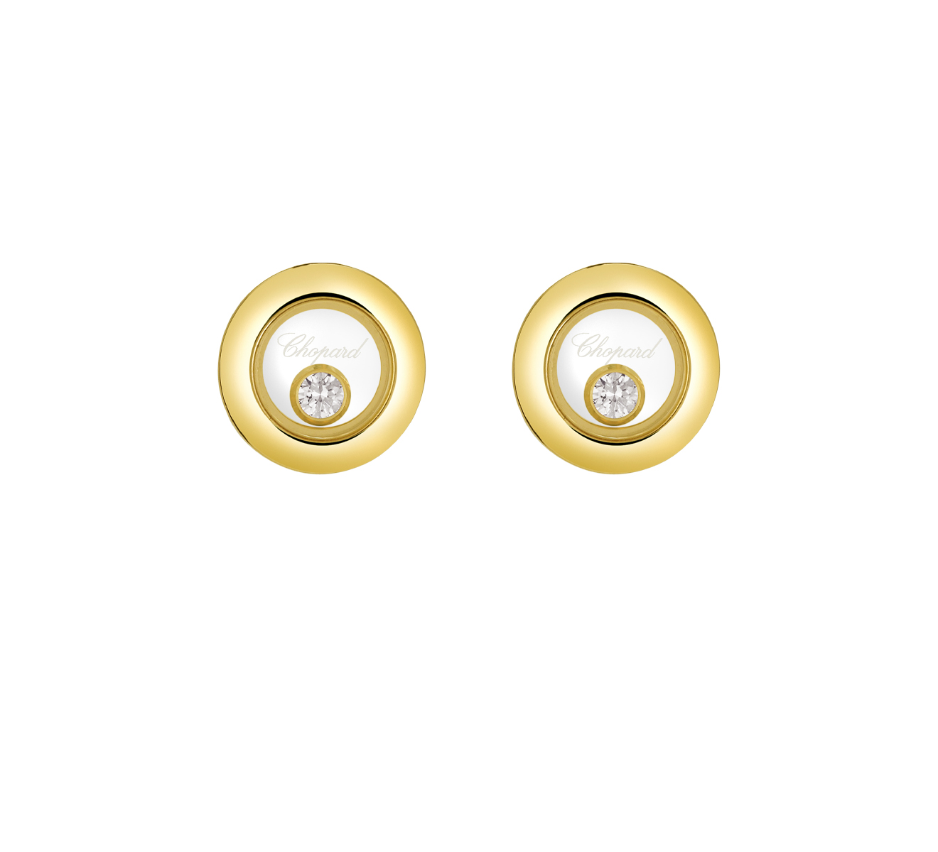 Серьги Icons Round Chopard Happy Diamonds 83A017-0001 - фото 1 – Mercury