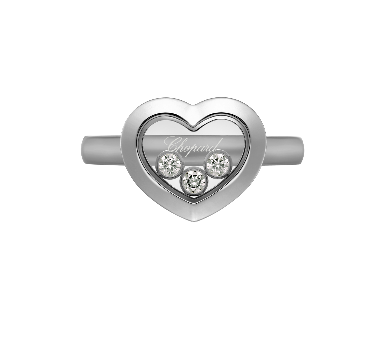 Кольцо Icons Heart Chopard Happy Diamonds 82A611-1110 - фото 2 – Mercury
