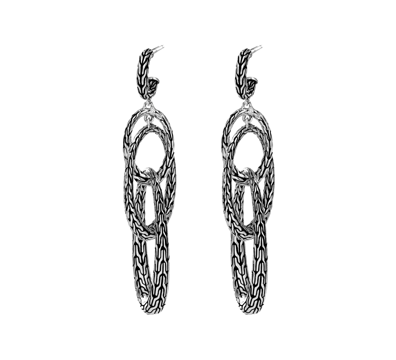 Серьги John Hardy Classic Chain EB999678 - фото 1 – Mercury