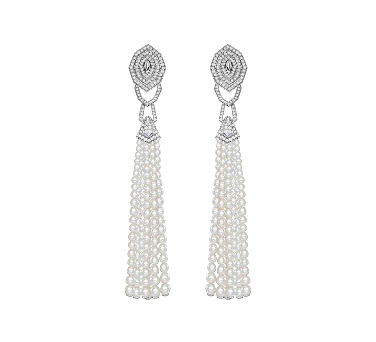 Серьги GARRARD Enchanted Palace 2015063 - фото 1 – Mercury