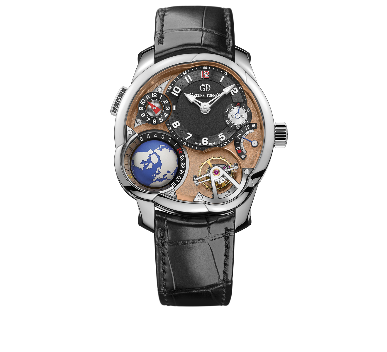 Часы GMT GREUBEL FORSEY GMT 91007275 - фото 1 – Mercury