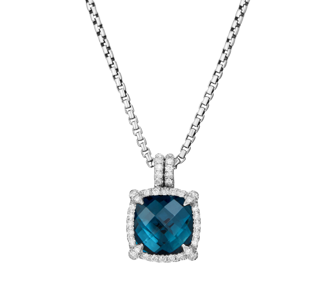 Кулон DAVID YURMAN Chatelaine N12747DSSAIBDI18 - фото 1 – Mercury