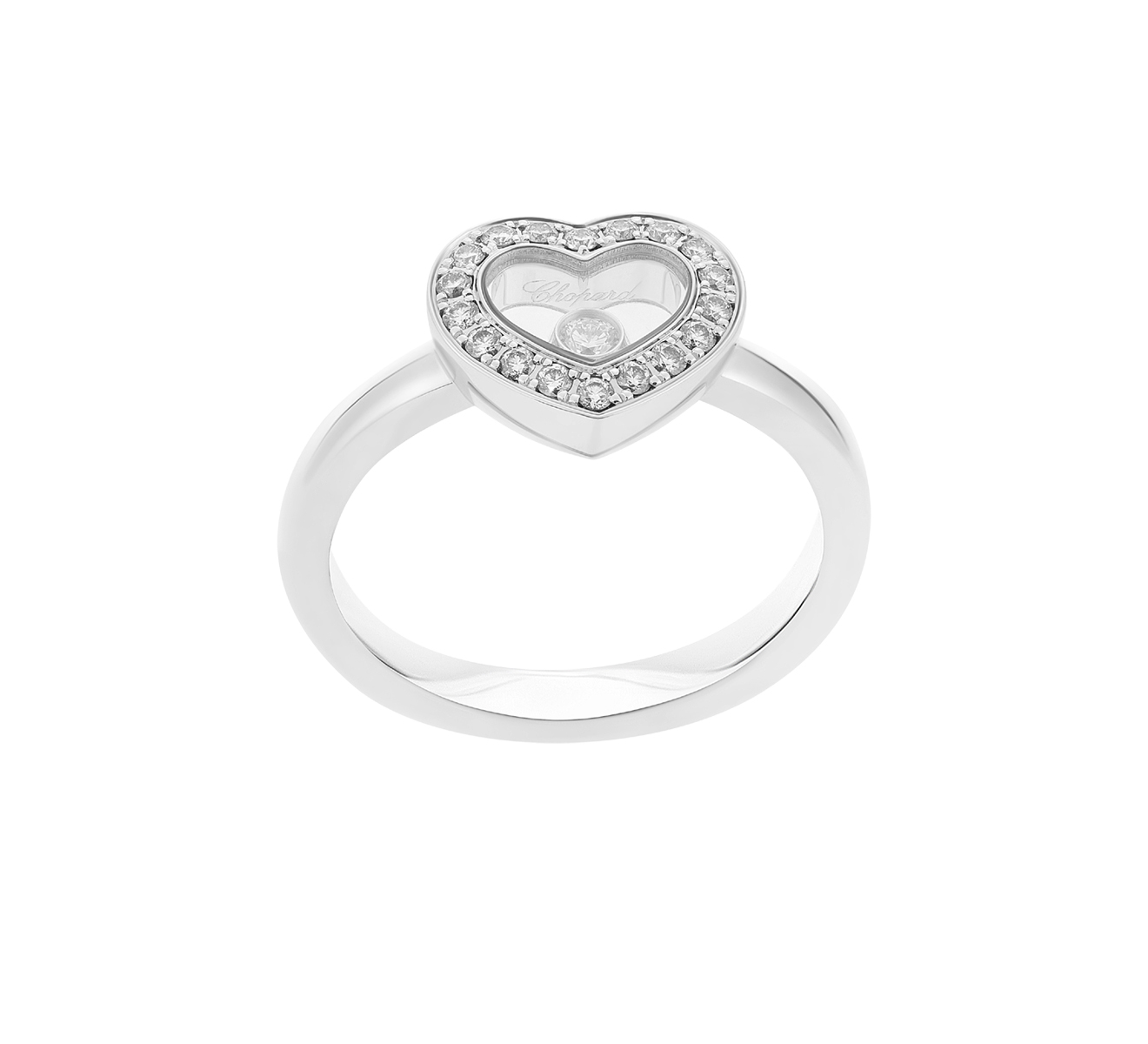 Кольцо Icons Heart Chopard Happy Diamonds 82A054-1210 - фото 2 – Mercury