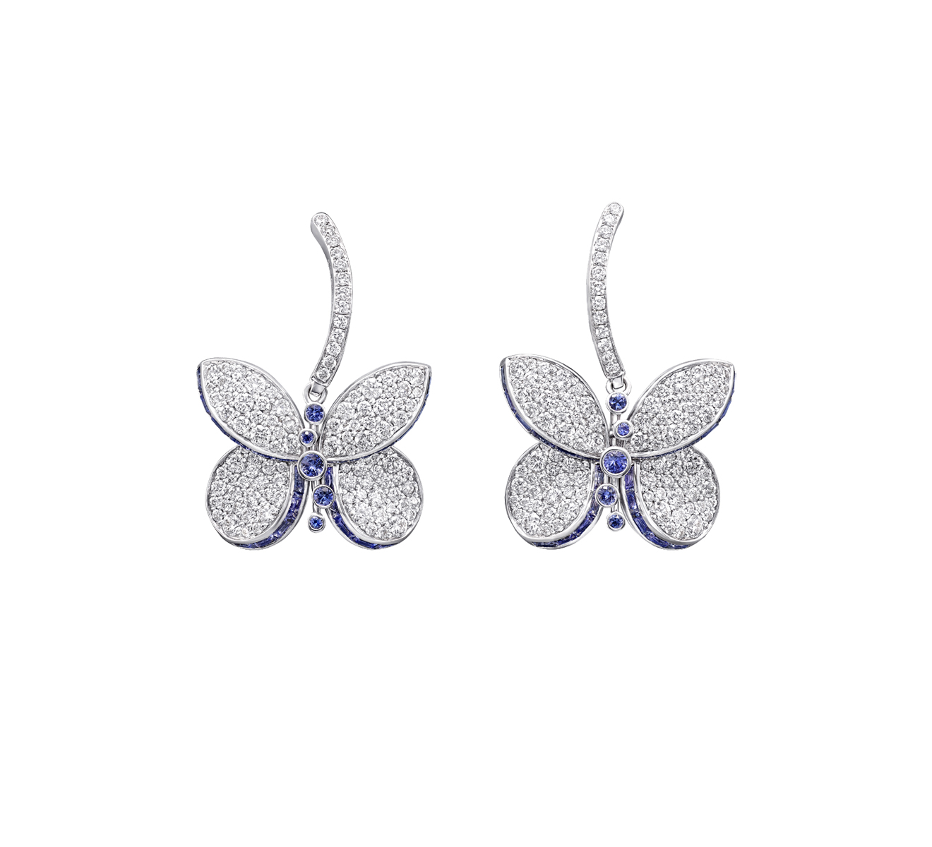 Серьги GRAFF Butterfly RGE 1256 - фото 1 – Mercury