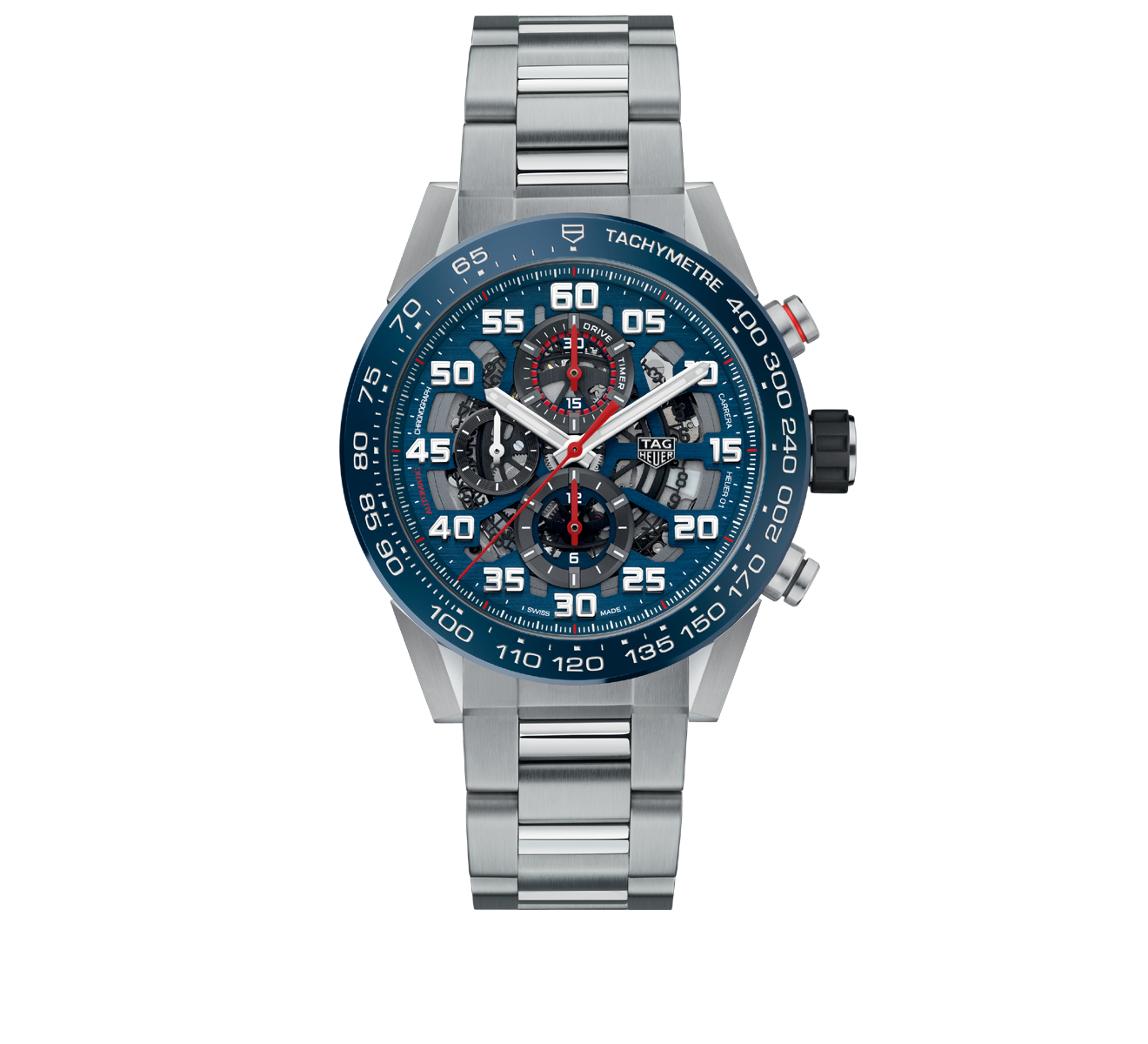 Часы Caliber Heuer01 TAG Heuer Carrera CAR2A1K.BA0703 - фото 1 – Mercury