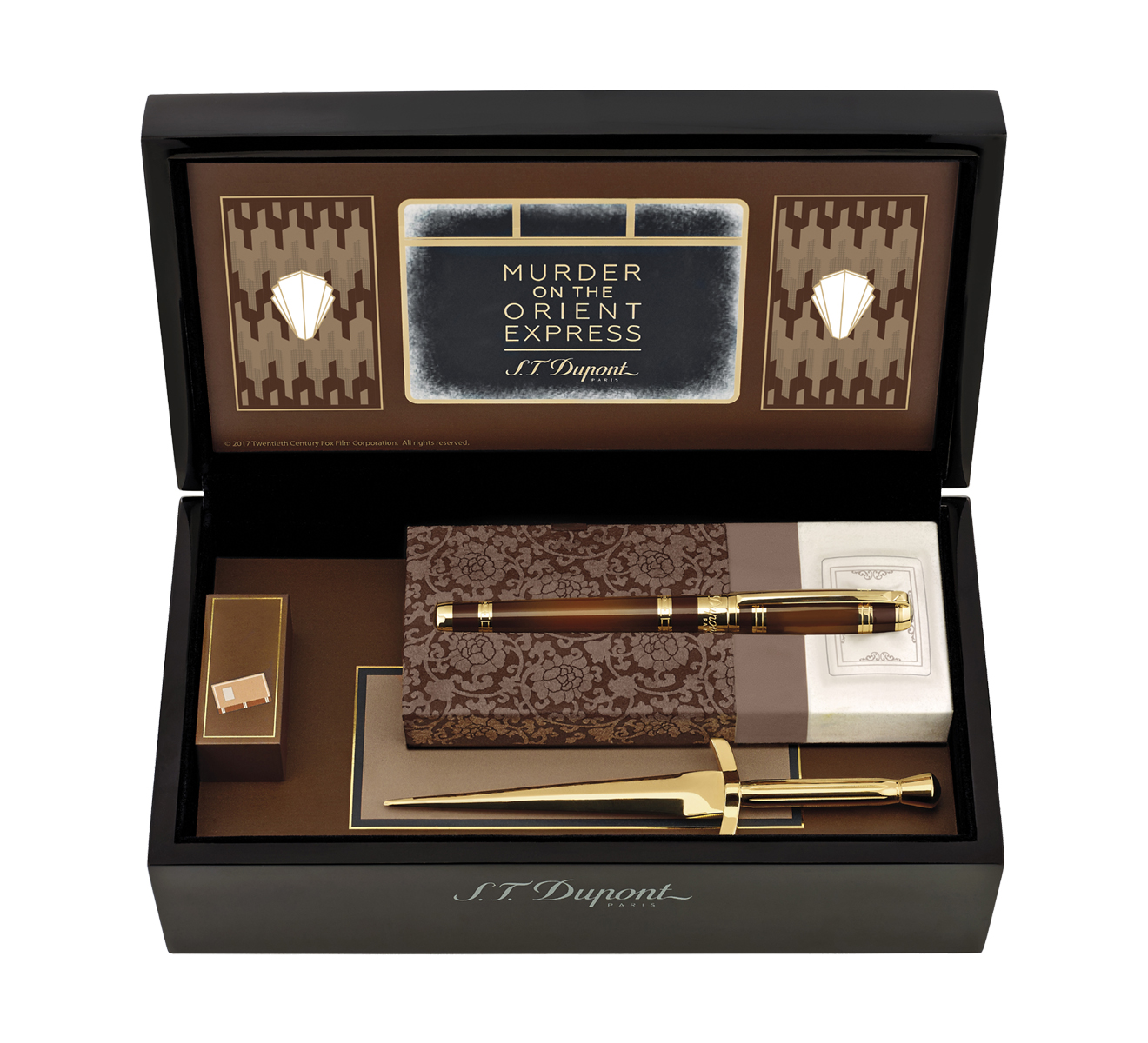 Подарочный набор: ручка и нож для писем S.T. Dupont Murder On The Orient Express 410186 - фото 1 – Mercury