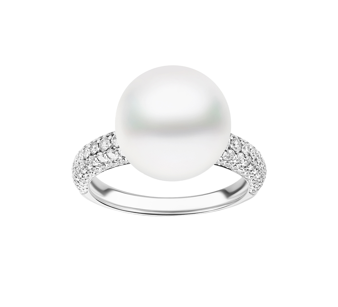 Кольцо MIKIMOTO Classic MRA 10242 NDXW - фото 2 – Mercury