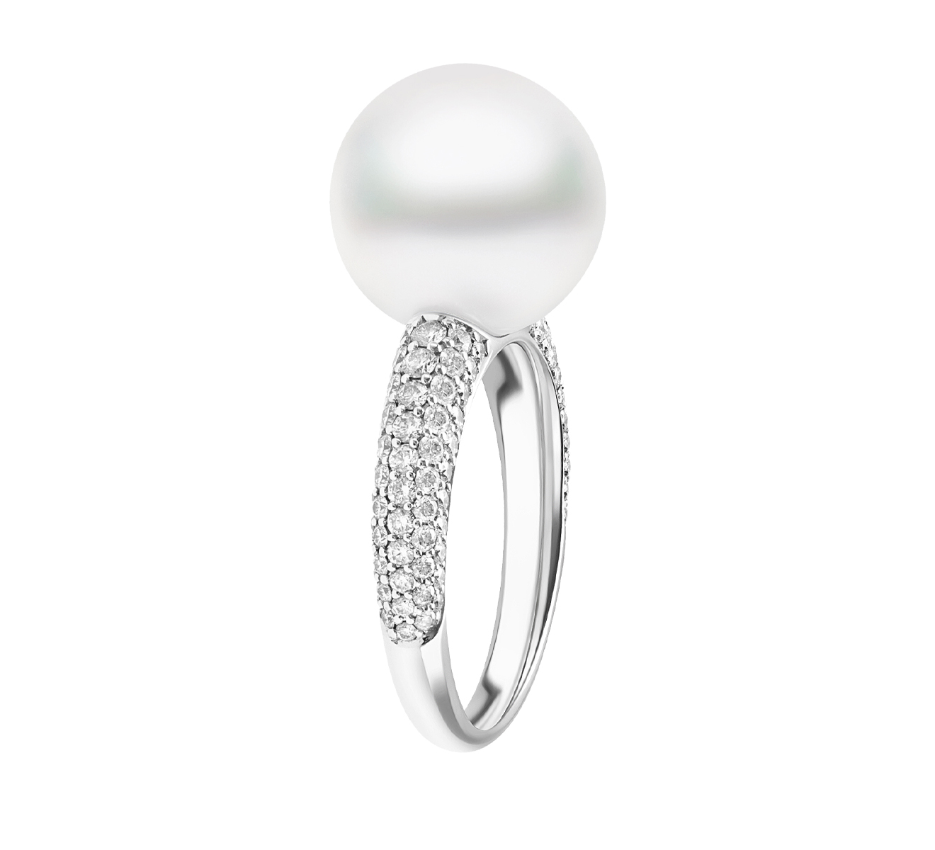 Кольцо MIKIMOTO Classic MRA 10242 NDXW - фото 3 – Mercury