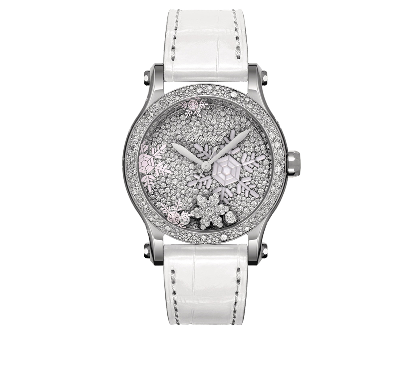 Часы Happy Snowflakes Chopard Happy Sport 274891-1014 - фото 1 – Mercury