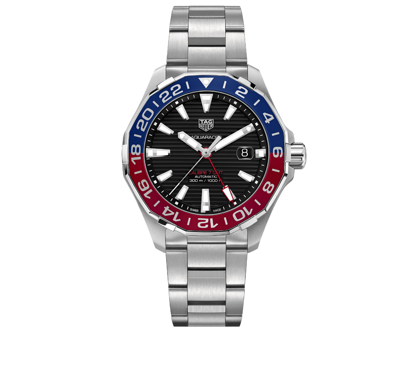 Часы Calibre 7 GMT TAG Heuer Aquaracer WAY201F.BA0927 - фото 1 – Mercury