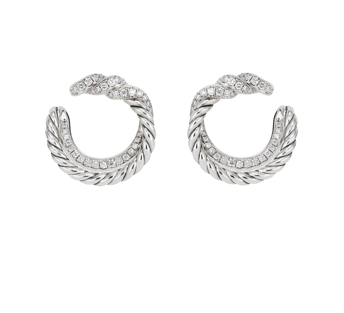 Серьги DAVID YURMAN Continuance E13780DSSADI - фото 1 – Mercury