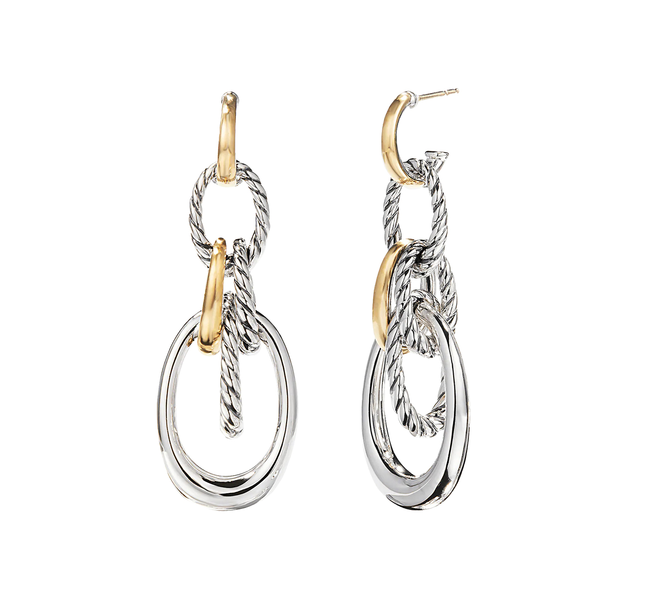 Серьги DAVID YURMAN Pure Form E13786 S8 - фото 2 – Mercury