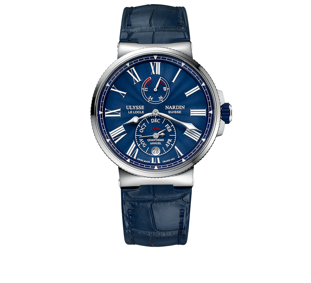 Часы Annual Calendar Ulysse Nardin Marine 1133-210/E3 - фото 1 – Mercury